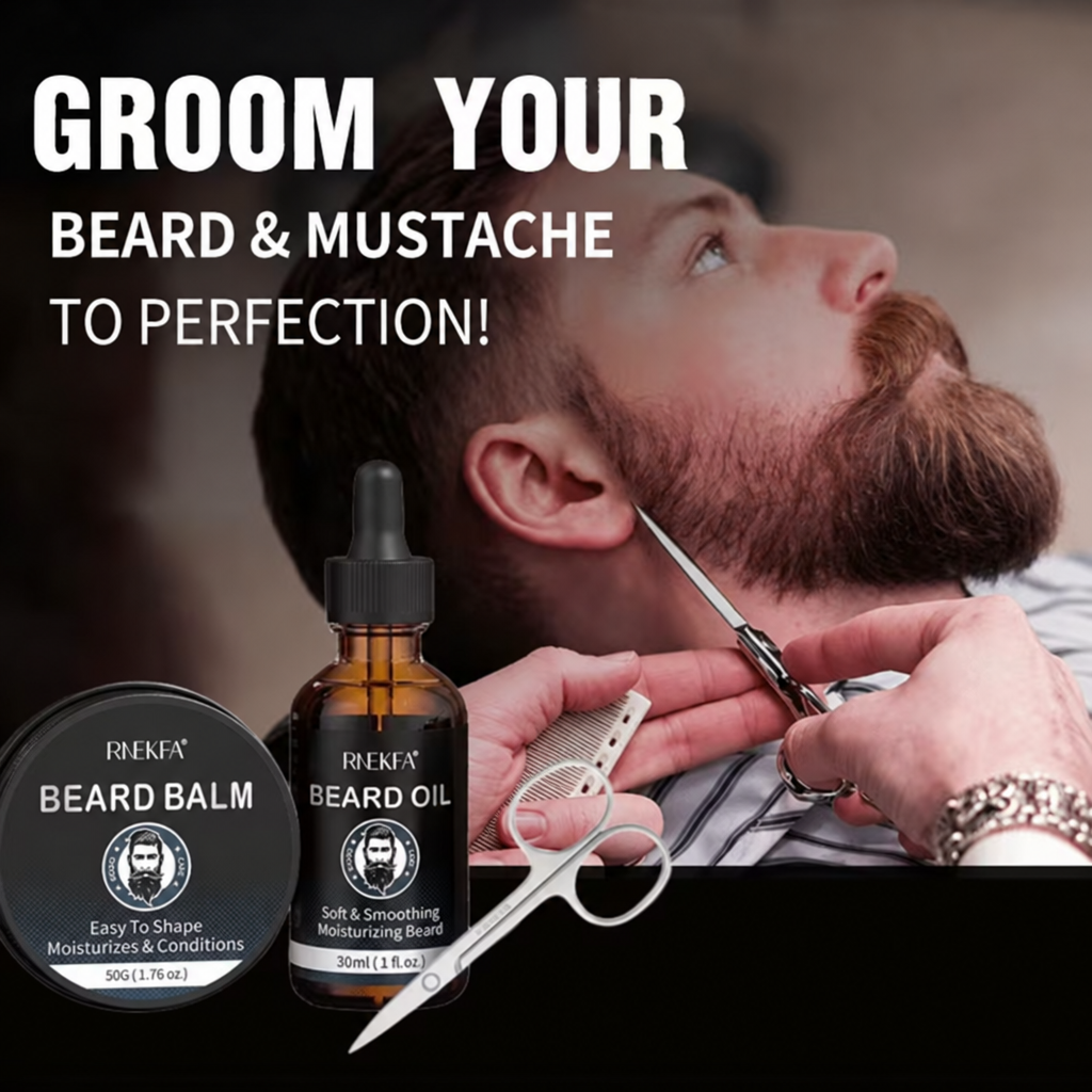 Beard grooming image with bottom quantity badge removed