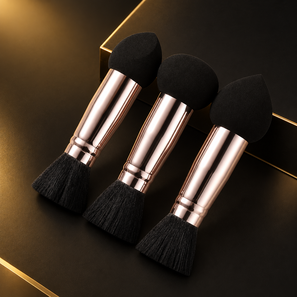 Black and rose-gold set on black and gold