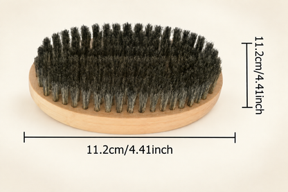 Brush image with grey quantity label removal