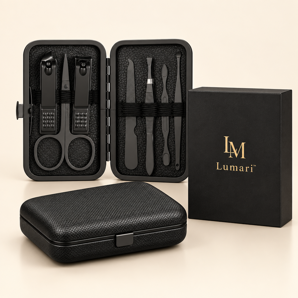 Closed case, open kit and box photo