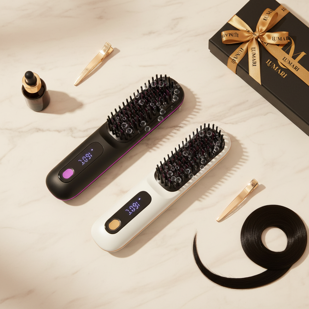 Lumari™ SmoothFlow (Cordless Straightner Brush)