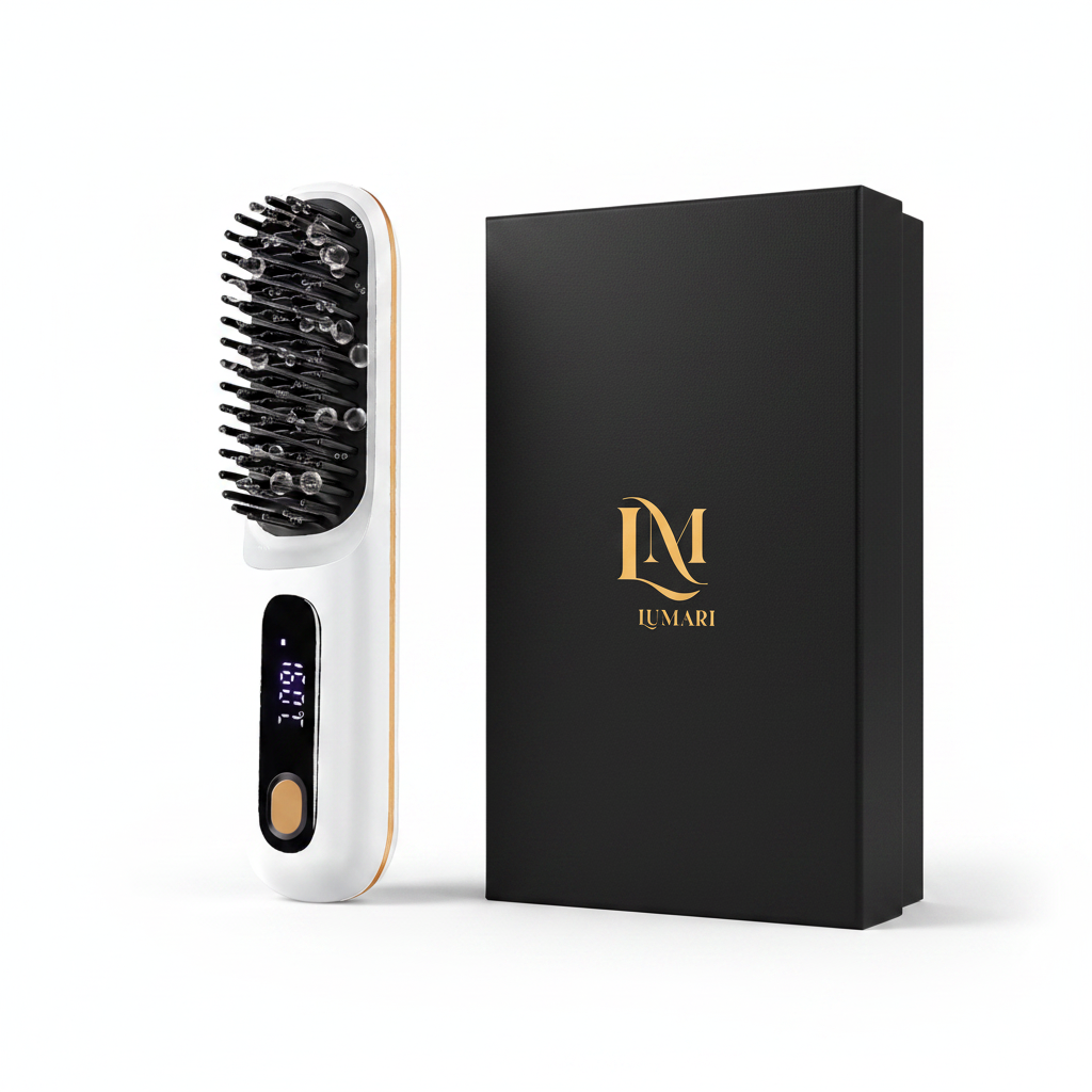 Lumari™ SmoothFlow (Cordless Straightner Brush)