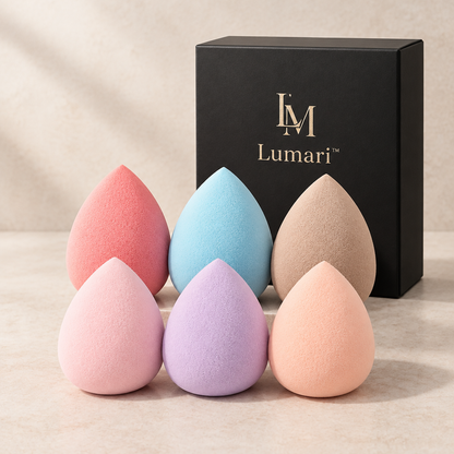 Lumari makeup sponge detail photo