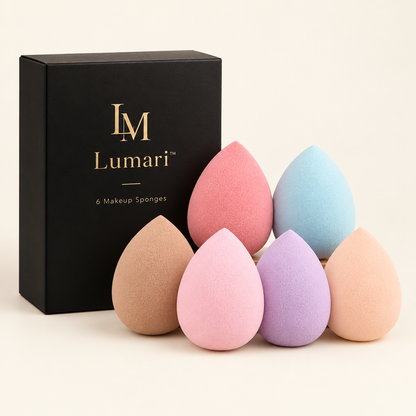 Lumari makeup sponge hero photo