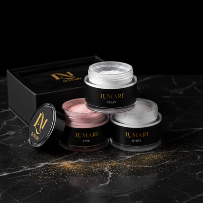 Lumari Polymer Powder Jars - Premium