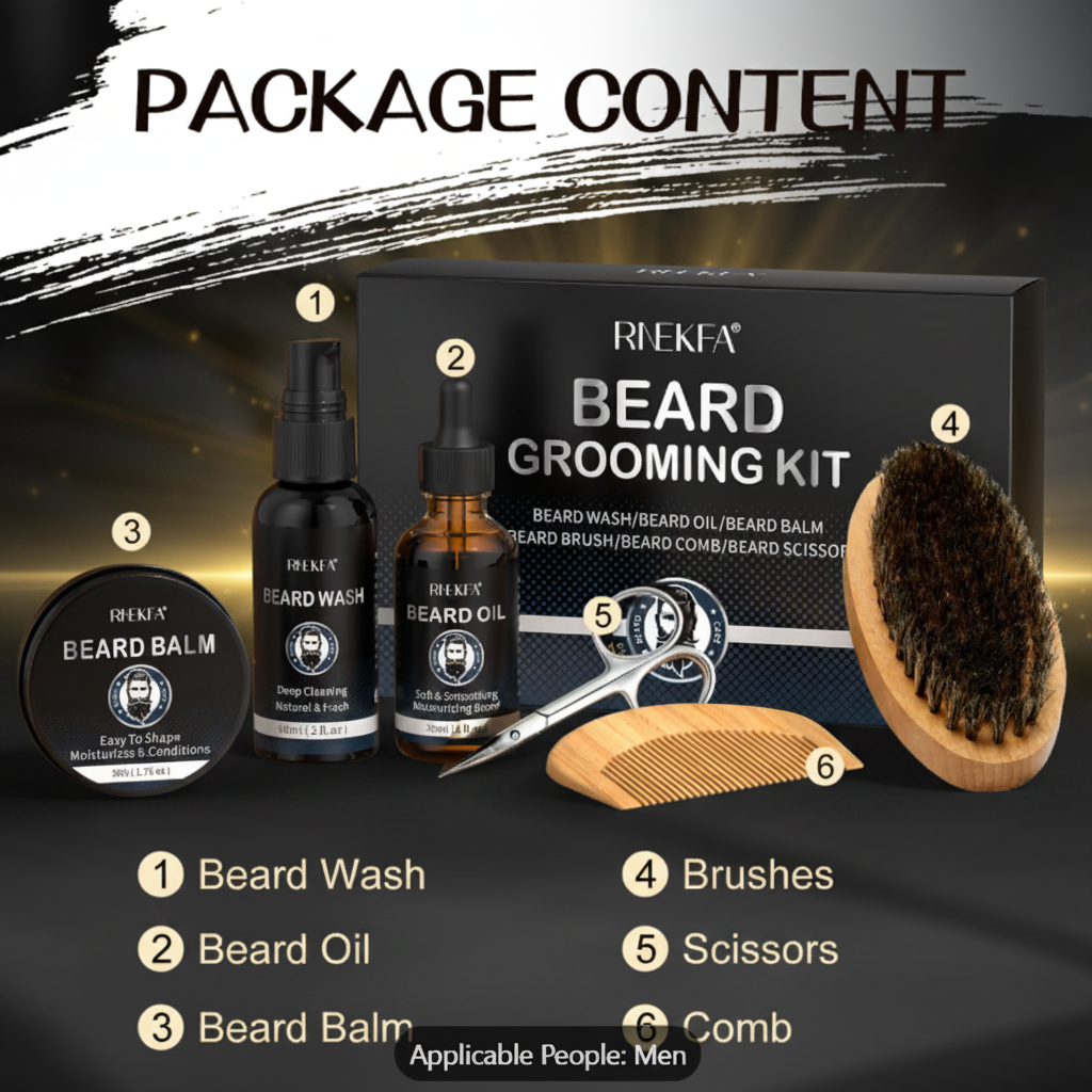 Package Content - Black & Gold Background