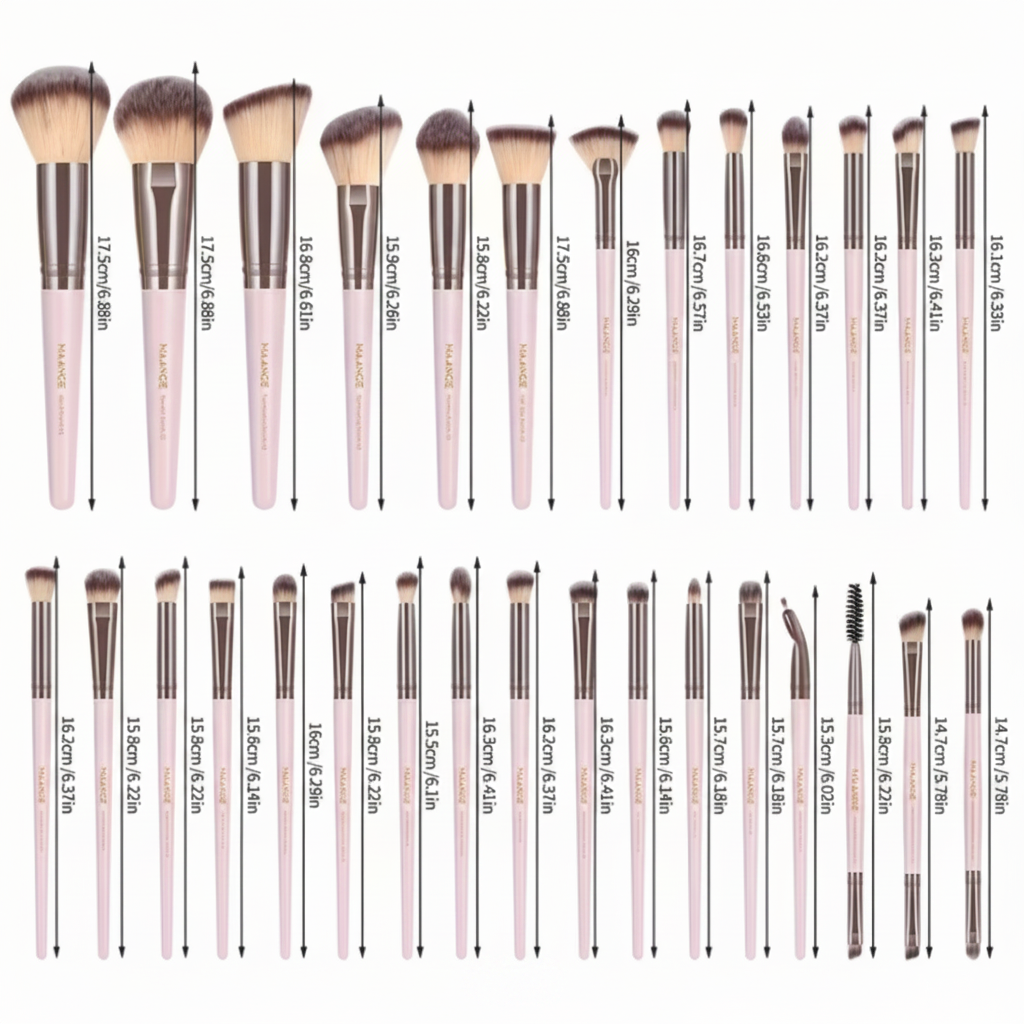 Premium brush size chart
