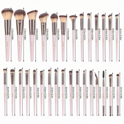 Premium brush size chart