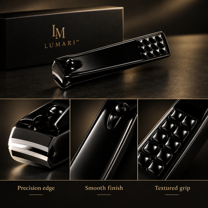 Premium grooming-tool detail graphic