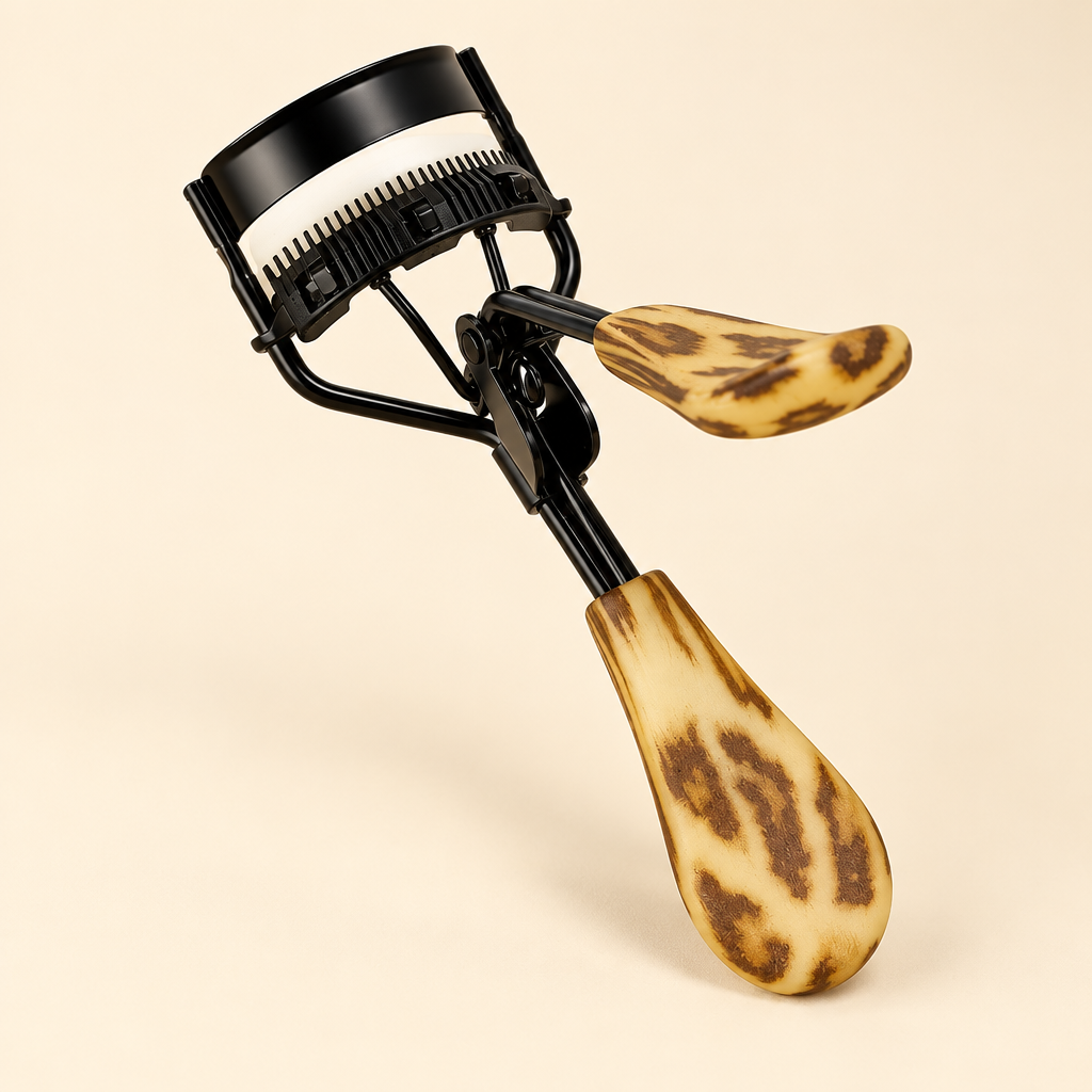 Premium patterned-handle eyelash curler product photo