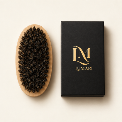 Top-down brush and packaging photo